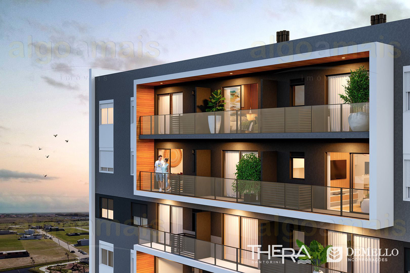 Residencial Thera Santorini