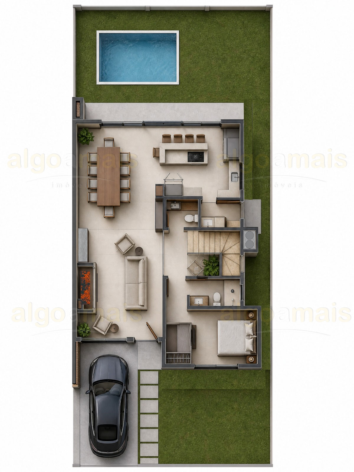 Casa de Condomínio, 4 quartos - Foto 5