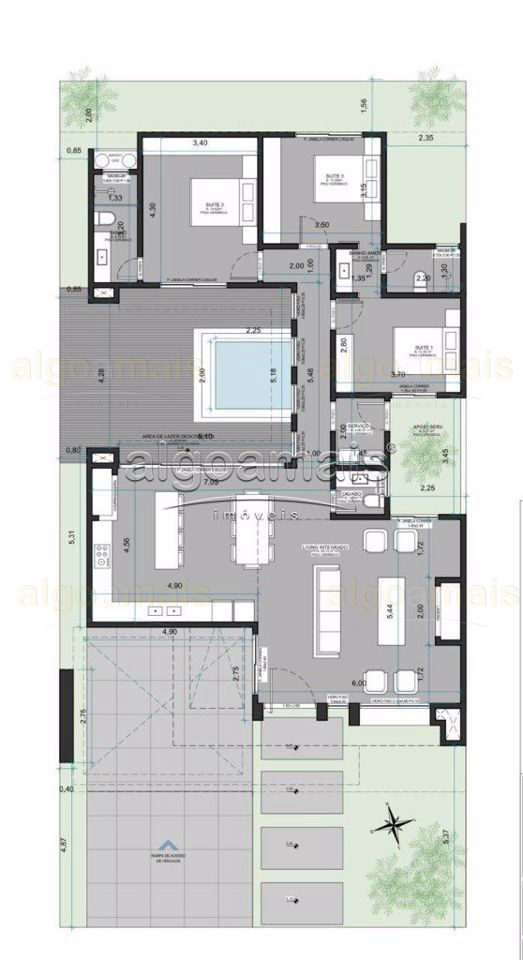 Casa de Condomínio, 3 quartos - Foto 2